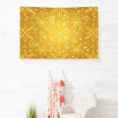 Gouden Sneeuw Spandoek (Insitu)