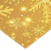 Gouden Sneeuw Tafelkleed (Gekanteld)