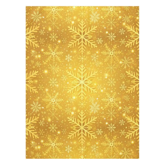 Gouden Sneeuw Tafelkleed (Voorkant)
