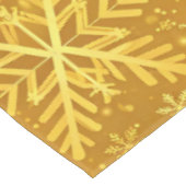 Gouden Sneeuw Tafelkleed (Gekanteld)