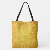 Gouden Sneeuw Tote Bag (Achterkant)