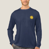 Gouden Sneeuw Tri-Blend Shirt (Voorkant volledig)
