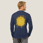 Gouden Sneeuw Tri-Blend Shirt (Achterkant)
