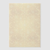 Gouden Sneeuw Vellum Uitnodigingen (Voorkant)