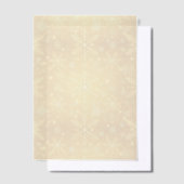 Gouden Sneeuw Vellum Uitnodigingen (Offset)