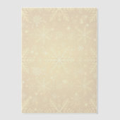 Gouden Sneeuw Vellum Uitnodigingen (Voorkant)