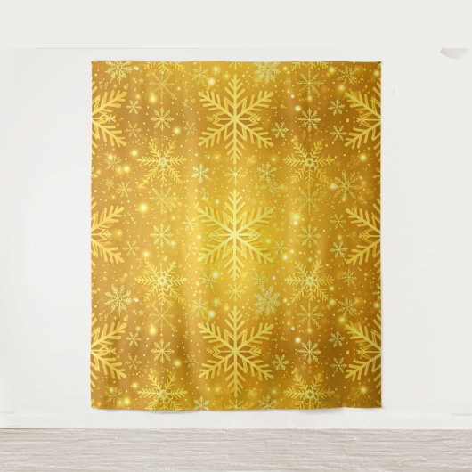 Gouden Sneeuw Wandkleed (Voorkant)