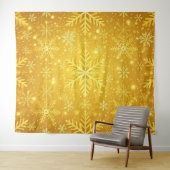 Gouden Sneeuw Wandkleed (In Situ (horizontaal))