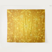 Gouden Sneeuw Wandkleed (Voorkant (horizontaal))