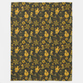 gouden sneeuwdeken fleece deken (Voorkant)