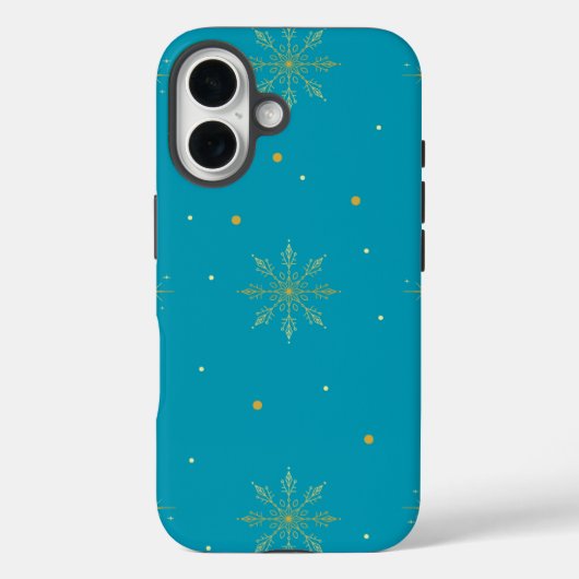 Gouden sneeuwvlok iphone 16 hoesje. Case-Mate iPhone case (Achterkant)