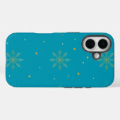 Gouden sneeuwvlok iphone 16 hoesje. Case-Mate iPhone case (Achterkant (horizontaal))