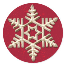 Gouden Sneeuwvlok op Rode Vakantie