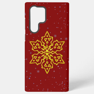 Gouden Sneeuwvlok Samsung Galaxy Hoesje