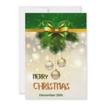 Gouden Sneeuwvlokken, Ballen, Lichten Groene Kerst