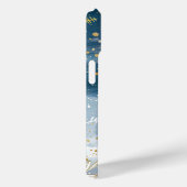 Gouden sneeuwvlokken en Winter gebladerte telefoon Case-Mate iPhone Case (Achterkant / Rechts)