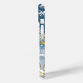 Gouden sneeuwvlokken en Winter gebladerte telefoon Case-Mate iPhone Case (Achterkant / Links)