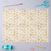 Gouden sneeuwvlokken grillige elegante witte kerst tissuepapier (Craft)