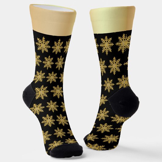 Gouden Sneeuwvlokken Sokken