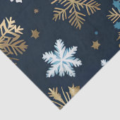 Gouden sneeuwvlokken tissuepapier (Detail)