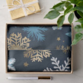 Gouden sneeuwvlokken tissuepapier (Geschenk)