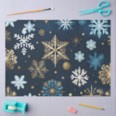 Gouden sneeuwvlokken tissuepapier (Craft)