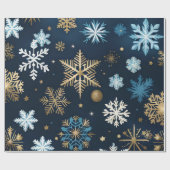 gouden sneeuwvlokken voor het verpakken van papier (Vlak)