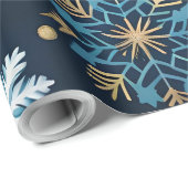 gouden sneeuwvlokken voor het verpakken van papier (Rol Hoek)