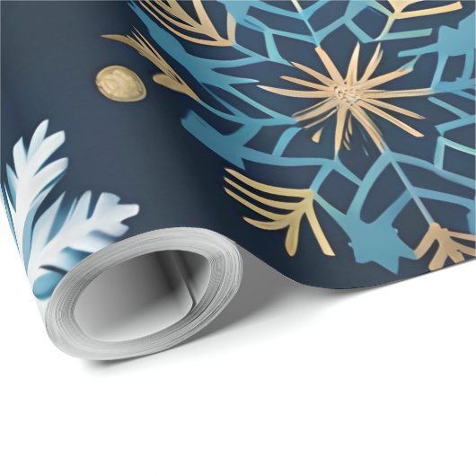 gouden sneeuwvlokken voor het verpakken van papier (Rol Hoek)