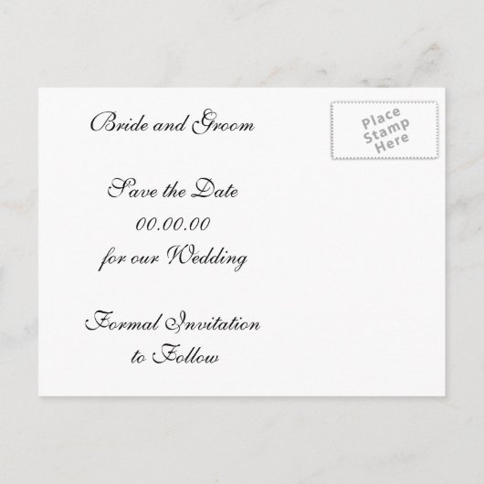 Gouden sneeuwvlokken zwarte winter bruiloft Save t Aankondigingskaart (Achterkant)