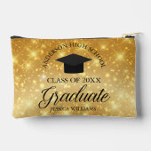 Gouden Sparkle Afstuderen Afstuderen cadeau op maa Etui (Achterkant)
