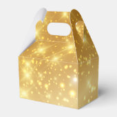 Gouden Sparkle Afstuderen Chic Custom 2024 Party Bedankdoosjes (Achterkant)