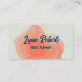 Gouden Sparkle Alcohol Ink Visitekaartje (Voorkant)