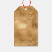 Gouden Sparkle Eenhoorn Cadeaulabel (Achterkant)