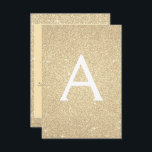 Gouden Sparkle Glitter 50ste Verjaardagsfeestje Kaart<br><div class="desc">Gouden Sparkle Glitter Girly Verjaardagsfeestje Monogram Naam en Initiaal 50ste Verjaardagsfeestuitnodiging. Deze vijftigste 50 verjaardagsuitnodiging is perfect voor de Sparkle Glitter Girly Party die in stijl wil vieren. Gepersonaliseerd producten kunnen op verzoek door de Designer worden gemaakt.</div>