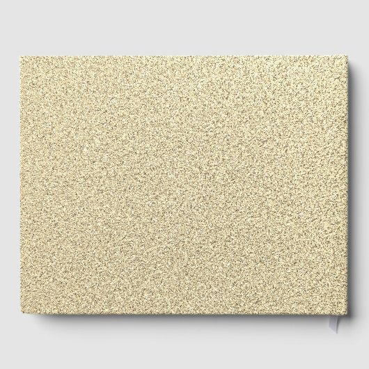 Gouden Sparkle Jurk Quinceanera Gastenboek (Achterkant)