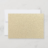 Gouden Sparkle Jurk Quinceanera RSVP (Achterkant)