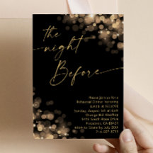 Gouden Sparkle Lights en Zwart Repetitie Diner