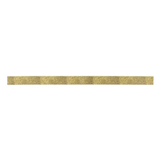 Gouden Sparkle Ribbon Satijnen Lint (Voorkant)