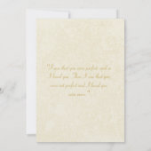  Gouden Sparkle Rosettes op Cream Weddings Kaart (Achterkant)