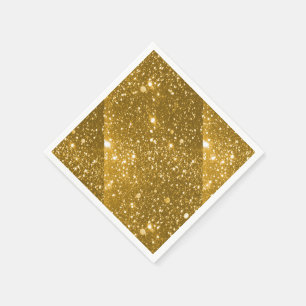 Gouden Sparkle Standaard Cocktail servet
