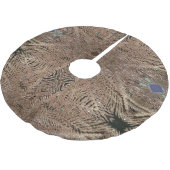 Gouden Sparkle Star Kerstboom Rok (Gekanteld)