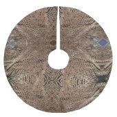 Gouden Sparkle Star Kerstboom Rok (Voorkant)