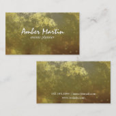 Gouden Sparkle Textuur Visitekaartje (Voorkant / Achterkant)