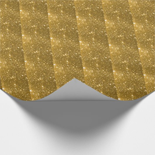 Gouden Sparkle Wrapping Paper Cadeaupapier (Hoek)