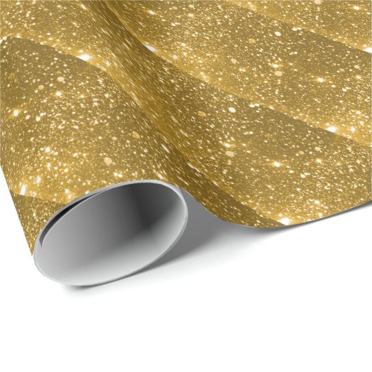 Gouden Sparkle Wrapping Paper Cadeaupapier (Rol Hoek)