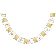 Gouden Sparkle Zebra Print Polka Dot Banner Vlagge