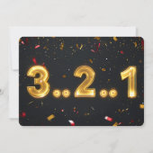 Gouden Sparklers & Feestelijke Charme Elegant Nieu Kaart (Achterkant)