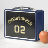 Gouden Speler Naam Jersey Nummer Kinder Jongenssch (In situ)