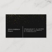 Gouden spikkels visitekaartje (Voorkant)